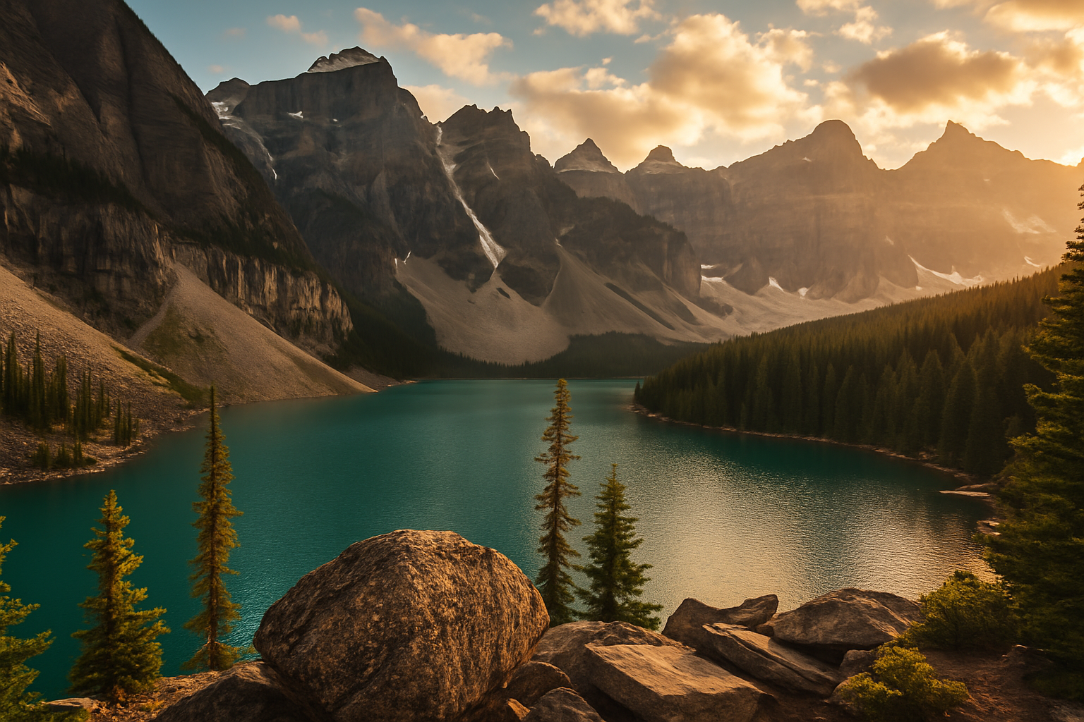Scenic travel view